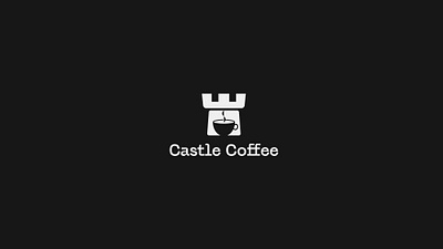 Castle coffee logo design brand identity castle logo coffee logo creative logo graphic design logo design logo mark logotype minimalist logo modern logo print timeless logo typography