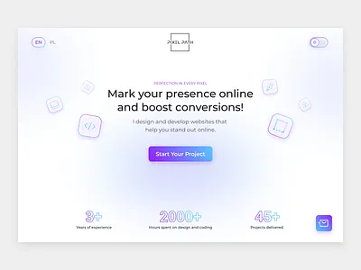 Pixel Path - Website design design agency landing page real company responsive web design web design