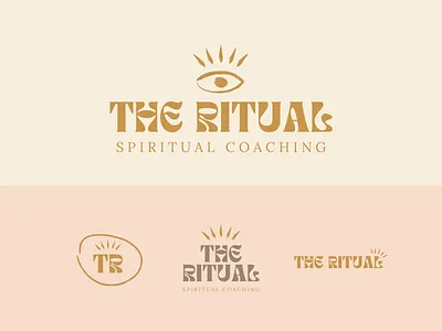 The Ritual Logo branding coaching counseling eye logo logo design magical spiritual therapist branding
