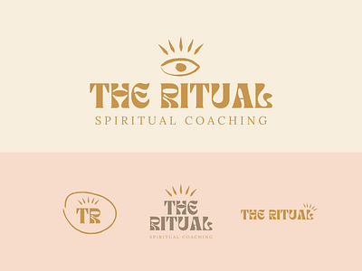The Ritual Logo branding coaching counseling eye logo logo design magical spiritual therapist branding