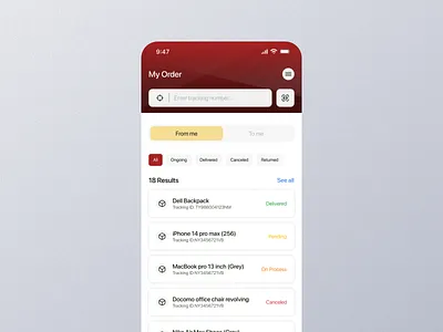 My Order Mobile App Ui app graphic design mobile my order my order app my order dashboard my order design my order details my order experience my order interface my order mobile my order option my order page my order screen my order setting my order ui my order view screen ui uikits