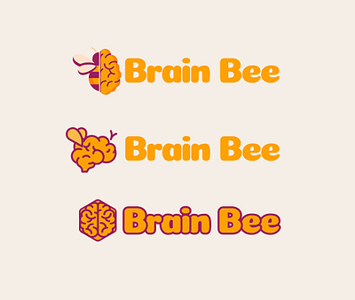 Logo design: Croatian Brain Bee competition graphic design logo