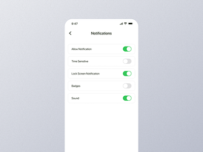 Notification Mobile App Ui app graphic design mobile notification notification app notification dashboard notification design notification details notification experience notification interface notification mobile notification option notification page notification screen notification setting notification view notification widget screen ui uiux