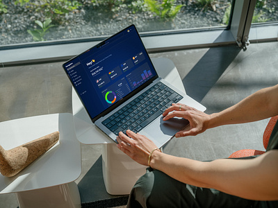 Fintech Dashboard – Crypto & Card Management branding darkmode design designexploration designinspiration figmadesign fintechdesign illustration productdesign ui