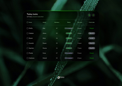 Dark Mode List Component adminpaneldesign app app design daily pinco darkmodeui dashboardui interfaceinspiration listui minimalinterface taskmanagerui ui uicomponents uxuidesign web webappdesign