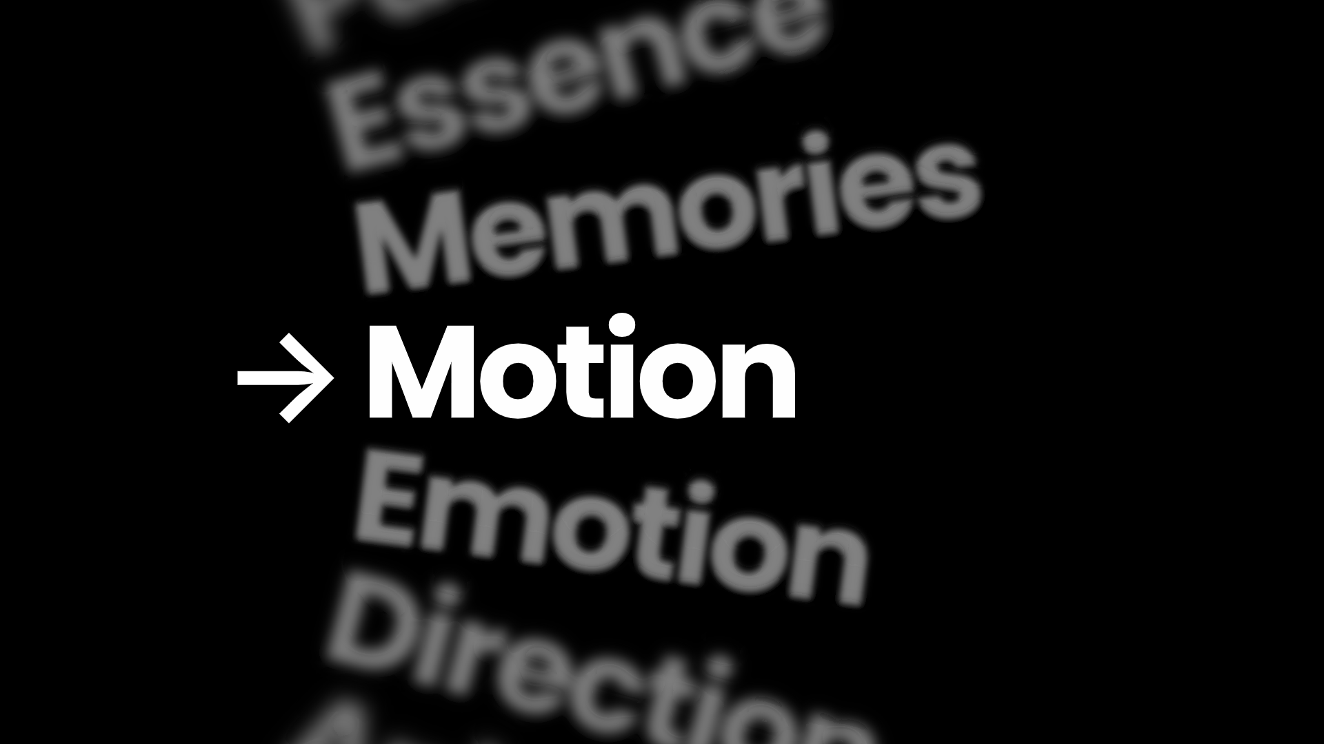 Menu List Motion animation graphic design motion graphics product design