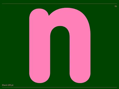 Ciutadella Rounded Typeface green