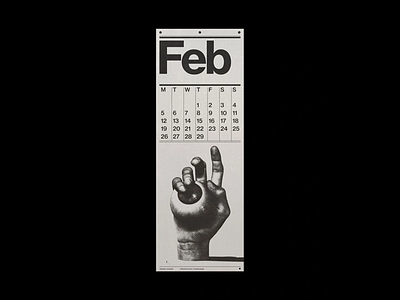 Bold Minimalist Calendar Design artistic calendar branding concept calendar design conceptual art creative layout design direction design poster editorial design experimental print graphic art layout design modern minimalism poster layout print identity statement piece typography unique branding visual concept visual identity
