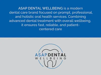 ASAP DENTAL WELLBEING LOGO BRANDING asapdental brandidentity cleandesign creativebranding dentalcliniclogo dentallogo dentistbrand designforhealth healthcarebranding logoinspiration medicallogo minimallogo modernlogodesign toothlogo wellbeingdesign