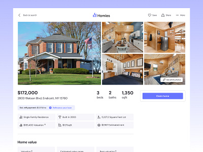 House/ Property Detail Page | Real Estate Website apartment house details page house details page ui modern property detail page property landing page property page design property page ui real estate real estate property real estate property page real estate ui design real estate uiux real estate web design real estate website single property detail page uiux web design