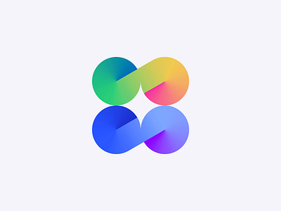 Infinite + AI logo concept (unused) abstract ai branding crm customer gradient icon infinite infinity logo mark minimalistic modern north star retention revenue saas star tech technology