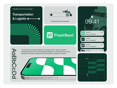Branding System for Fleet Beat – Road, Rhythm, Growth animation branding graphic design logo mobile app motion graphics ui visual