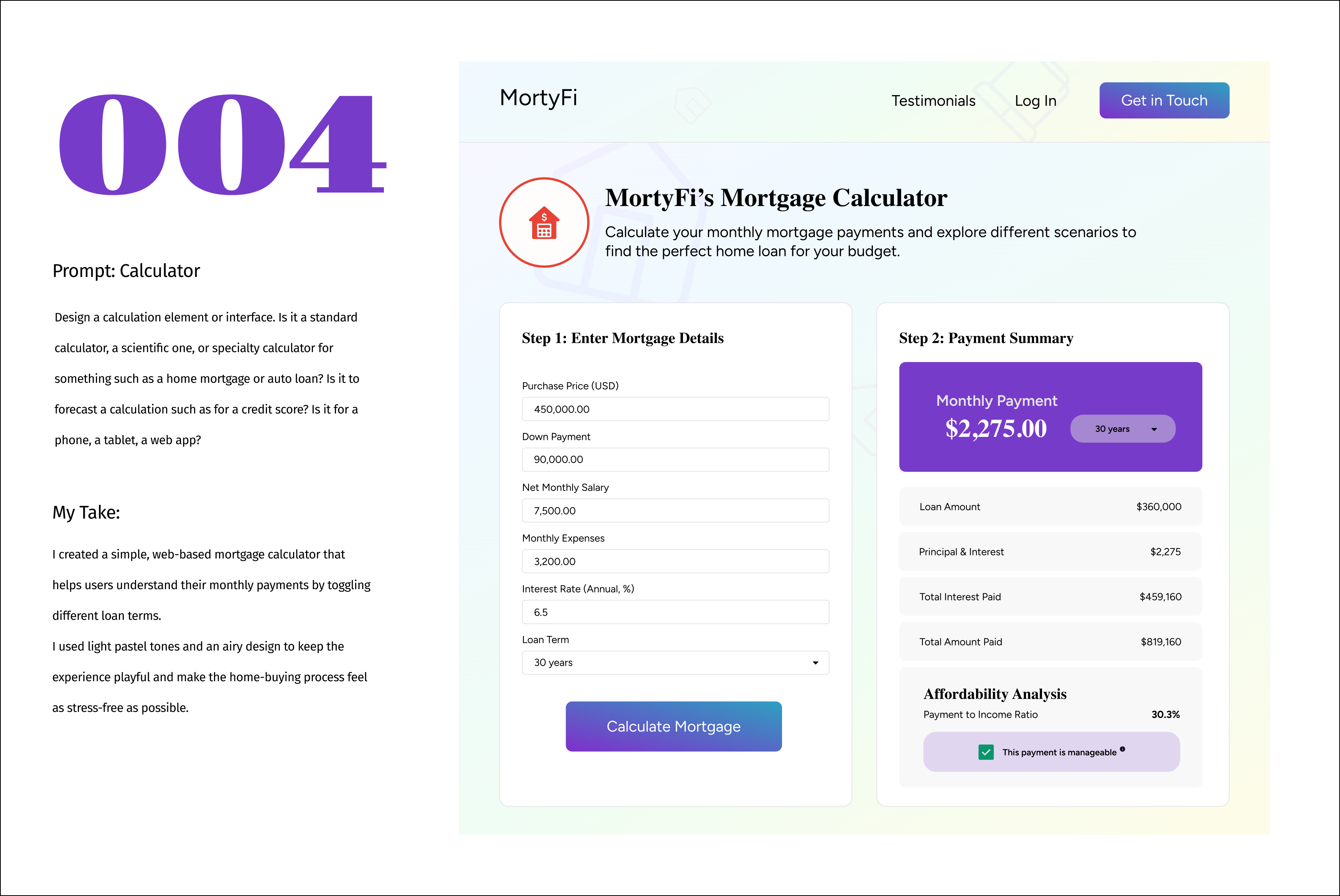 004 - Calculator calculator dailyui productdesign ui webdesign