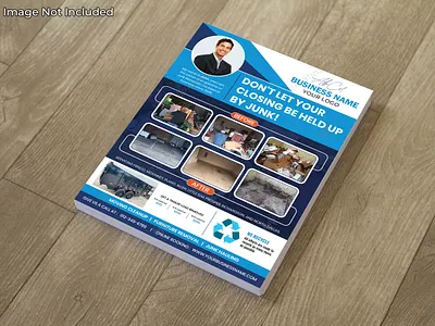 Junk Removal Services Flyer Design rubbish removal flyer