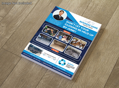 Junk Removal Services Flyer Design rubbish removal flyer