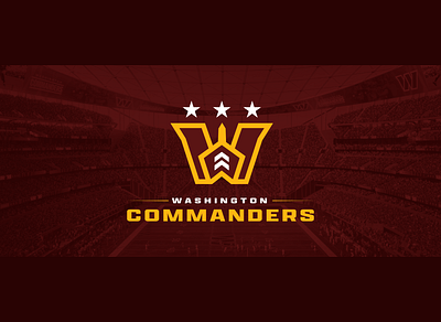 Washington Cammanders Concept burgundy commanders d.c. district of columbia football gold military nfl pentagon redskins stars w washington washington commanders washington monument