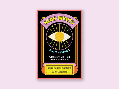 Music festival poster design festival graphic design poster