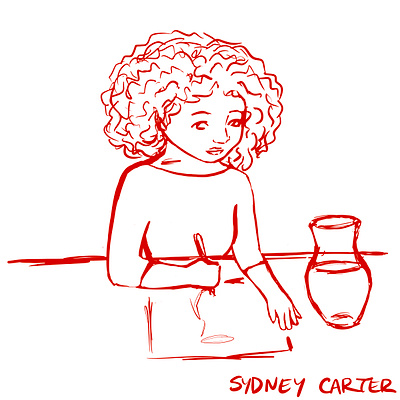 Drawing Pottery avatar branding character illustration personal pottery