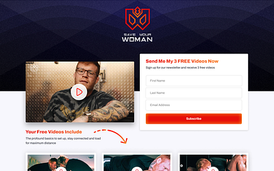 SYM Email Capture email capture landing page logo design ui ux