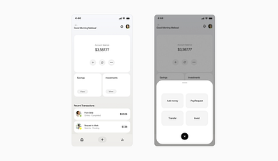 nocap - UI for Fintech banking mobile app animation finance app financial applications fintech app human centered design minimal design mobile app product design ui user interface ux ux design