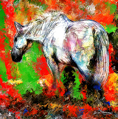 Cheval épuisé