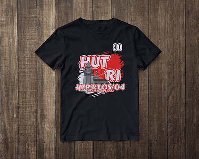 T-SHIRT DESIGN FOR 80TH BIRTHDAY OF INDONESIAN branding graphic design