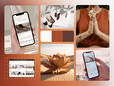 Online Yoga and Mindfulness Course App | Health & Wellness clean design