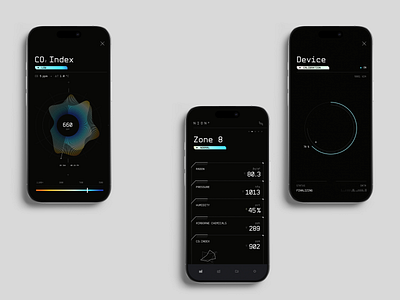 Environmental Diagnostics app application bn digital bndigital design mobile ui