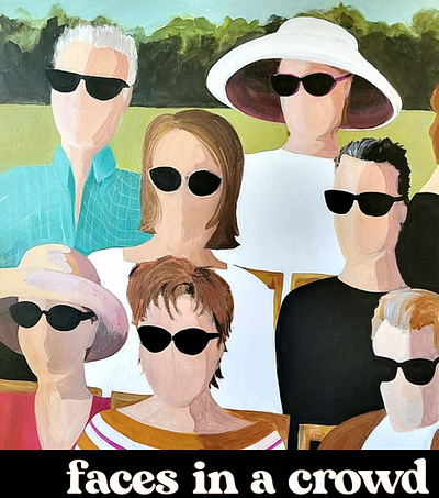 Faces in a crowd, video #3 branding faces in a crowd graphic design illustration logo paintings video
