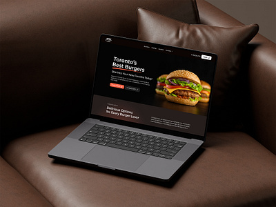 Restaurant "Yonge Bugrer" ui ux website
