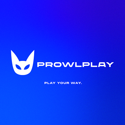 ProwlPlay Cloud Gaming Service Branding branding design designfeed gaming graphic design illustration logo typography vector