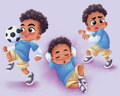 Ben the Brave afro boy children book design digitalillustration graphic design illustration kidlit kidlitart mascot