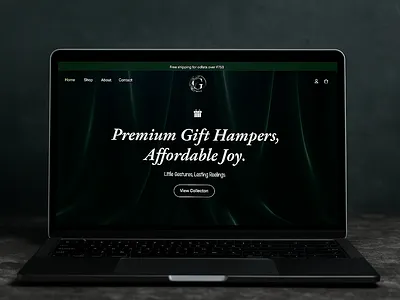 Gift Shop Ecommerce Website - Giftyaari brand website branding business website design figma graphic design logo luxury branding modern ui startup design wordpress development