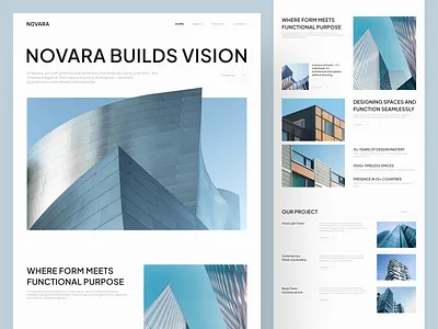 NOVARA - Architecture Agency Landing Page architect architectagencylandingpage architectlandingpage cleanlandingpage elegancelandingpage landingpage luxury luxurylandingpage minimal minimalism minimalist minimalistweb minimallandingpage minmallandingpage ui ux webdesign whitelandingpage