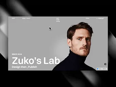 Zuko - Portfolio Website on Webflow .webflow template agency template landing page portfolio template portfolio web portfolio website ui web design webflow website design