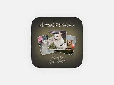 Annual Memories card design dog figma memory pet ui watch widget