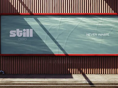 Still Cosmetics - Never Waste billboard design branding cosmetics design graphic design icon logo makeup marketing