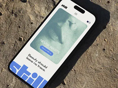 Still Cosmetics - Site branding design graphic design logo mobile site design ui website