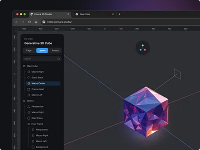 Forma - Website 3D Builder Concept 3d 3d model 3ddesign ai brand designer brand guidelines branding builder canvas clean concept design emura studio illustration interfacedesign ui uiux ux web design web3