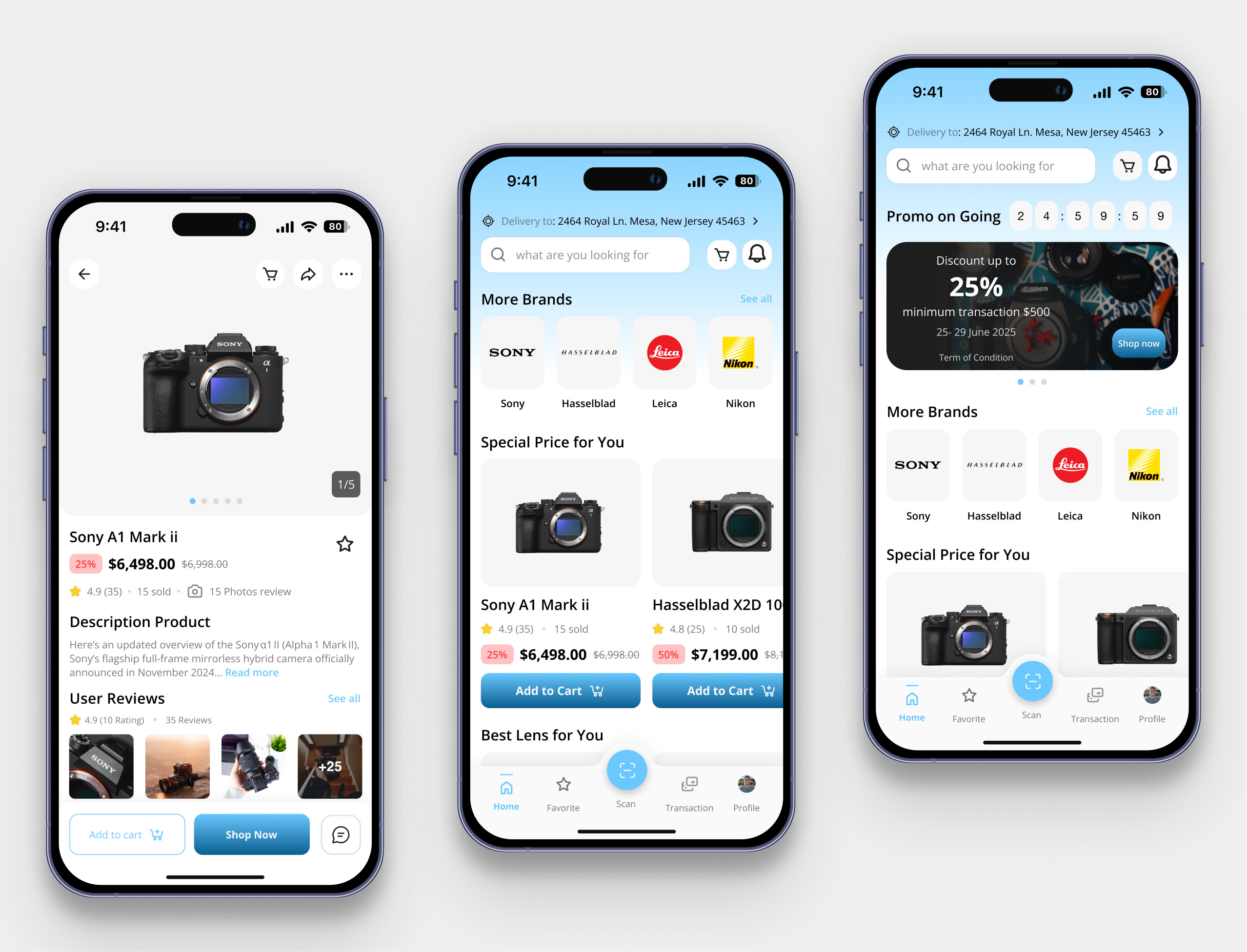 Example of Modern Mobile App Design 