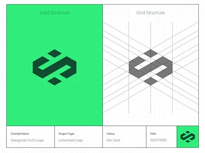 Minimal Hexagonal S Logo – Exclusively Available For Purchase! abstractslogo blockchainbranding brandidentitydesign branding constructionslogo corporateidentity geometriclogo hexagonalslogo logo logo deisgner logodesign logodesignforsale logogrid minimalslogo modernslogo propertylogodesign saaslogo sgridlogo slogo slogodesign