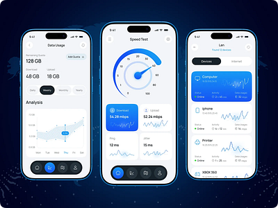 Internet Speed Test Mobile App app app redesign cloudflare speed test fast fast speed test fast.com fitgirl repack interface internet archive internet speed test interstellar minimalist ui mobile app mobile app ui product design speed test speed test app tester ui ux design vpn