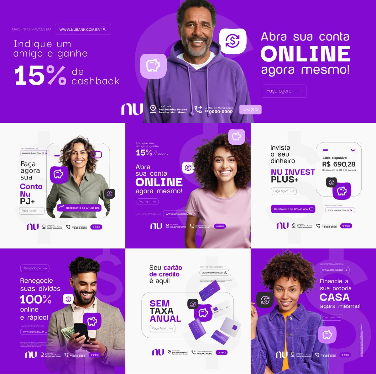 Social Media Carousel Design for a Fintech Company dribbblegraphics