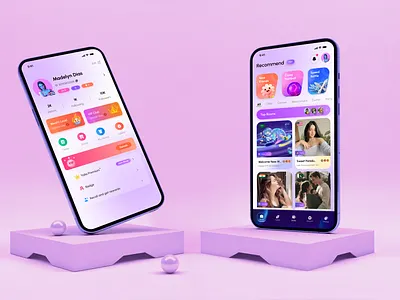 Voice Chat Room App android app app ui audio chat room app buy plan chat app chat room chat room app dating dating app design datingapp gaming gaming site live streaming online dating profile social media tinder voice assistant voice chat app design