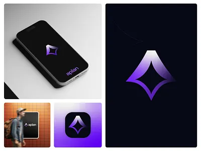Aplan Branding a logo ai ai logo artificial intelligence logo bot logo branding coin crypto icon latter logo logo logo design logotype minimalist modern logo saas logo tech logo technology