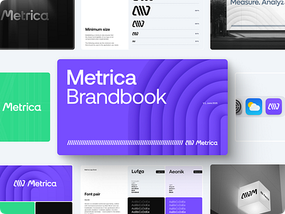 Brand guidelines for a data-driven analytics platform brand book brand guidelines brand identity brand visual branding data analytics fintech logo logo book logo design logotype outcrowd saas visual brand visual identity