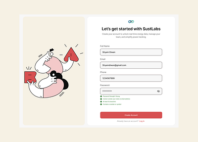 Day 62 | Sign Up Form | 100 Days UI Challenge 100 days design design inspiration figma illustration logo mobile ui uiux ux