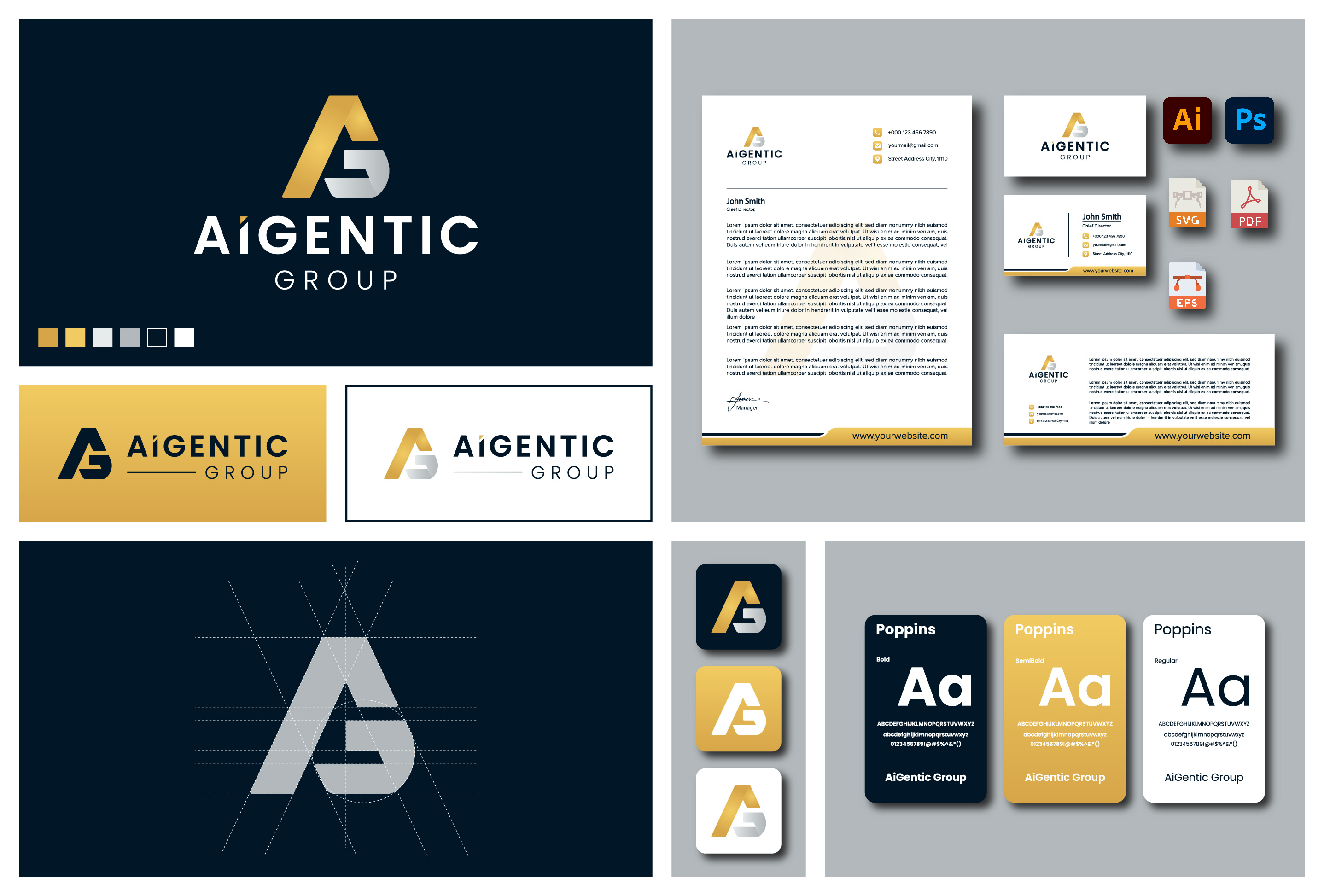 Example of Logo, Brand Style Guide, Brand Identity