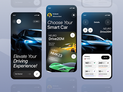 Car assistant mobile application ui design app app design auto automobile automotive car car assistant car assistant app cars mobile mobile app mobile app design mobile design mobile ui truck ui uiux ux vehicle