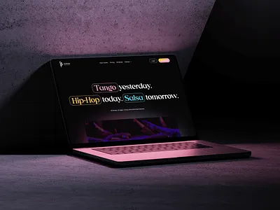 Dance studio website design dance design designer inspiration studio uidesign uiux website